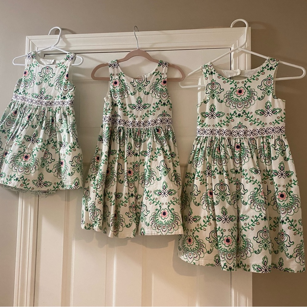 3 Janie & Jack dresses. Sizes 18-24, 4 & 6. Take 1 at $20 each or all 3 for $50.